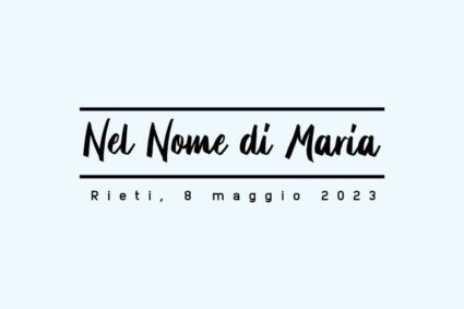 ‘Nel Nome di Maria’, primo appuntamento lunedì 8 maggio 2023